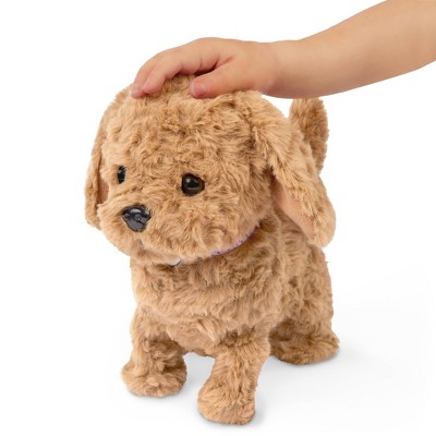 Детские мягкие игрушки Our Generation Playful Paws Goldendoodle Puppy Walking & Barking Electronic Interactive Pet Dog Plush: Plastic Polyester Toy — фото 7
