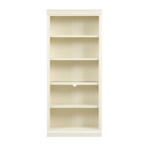 Vynxaria Decorative 5-Tier Tall Bookcase ¨C Adjustable Shelves Storage Organizer in Beige & Yellow - 1 of 4