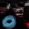 Unique Bargains Car Interior USB EL Wire String Strip Green Cold Light Set 5 Meter/16ft - 3 of 4