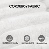 71" 3Setaser Sofa,Corduroy Fabric,Deep Seat Couches,Comfy Loveseat Sofa,No Assembly,1pcs for Living room, Bedroom,Conference room ,Apartment,Camel - 4 of 4