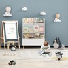 Whisen Kids Bookshelf, Book and Magazine Rack, Book Organizer, toy Storage Cabinet Organizer - White - 4 of 4