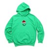 S.W.Smiley Santa Hat Glitter - Women's Graphic Hoodie - 2 of 3