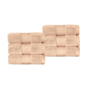 Luxury Cotton Heavyweight Solid Plush Towel Set by Blue Nile Mills - 1 of 4