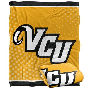 Virginia Commonwealth University Logo Dots Silky 50x60 Blanket, 1 Sided 50x60 - 1 of 4