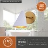 VAXCEL Pryce 1 Light Mid-Century Modern Wall Sconce Fixture with Metal Cone Shade - 4 of 4