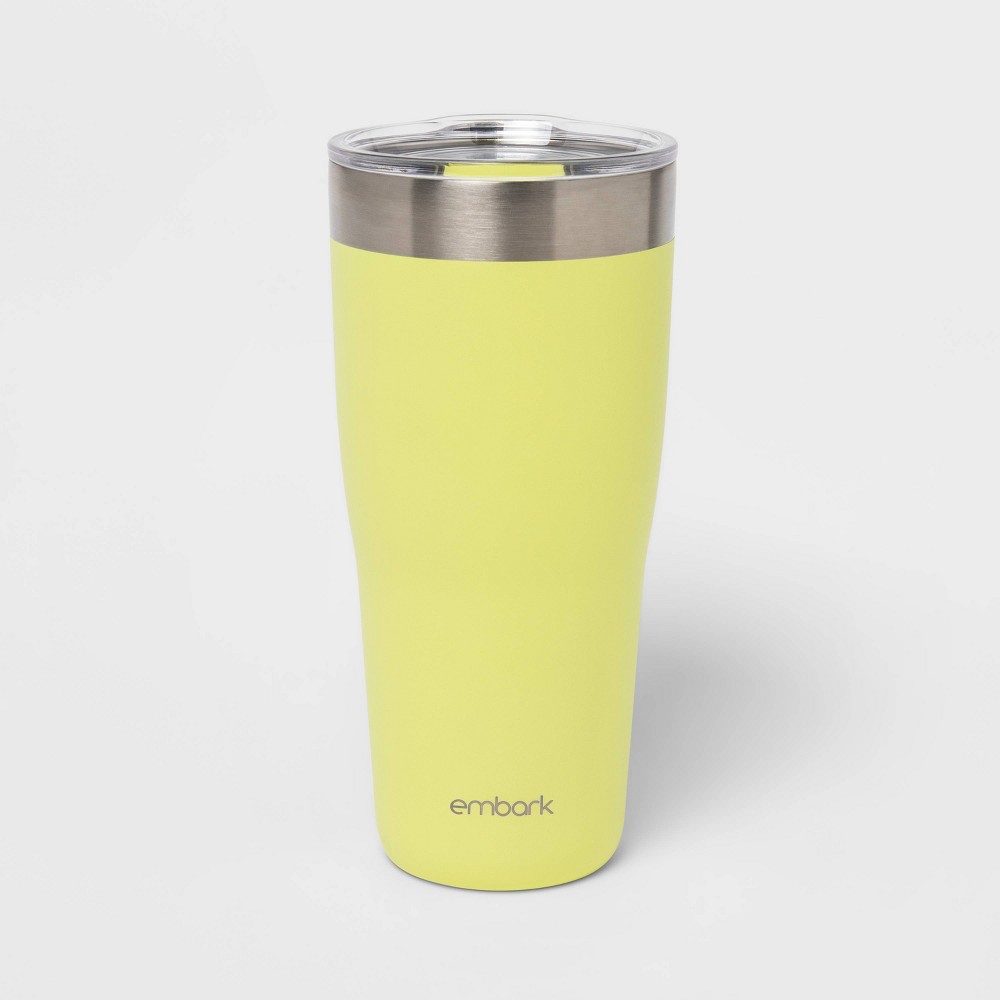 30oz Stainless Steel Lidded Tumbler Citron Green - Embark™