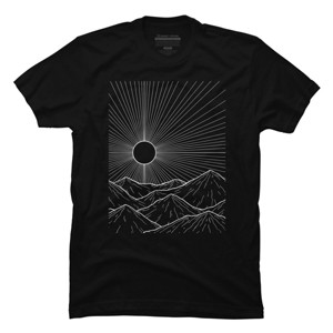 Men's Design By Humans Highest Peak By clingcling T-Shirt - 1 of 4