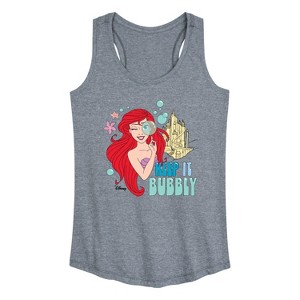 Women's - Disney Princess - Keep It Bubbly Graphic Racerback Tank - 1 of 4