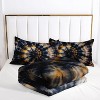 Hachikiko Boho Swirl Tie-Dye Comforter Set - Bedding for Boys Girls Teens with 2 Pillowcases - 3 of 4