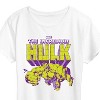 Women's - Marvel - Hulk Logo Pose Short Sleeve Graphic T-Shirt - 2 of 4