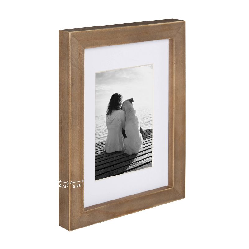8" x 10" Matted to 5" x 7" Gallery Tabletop Frame  - Kate & Laurel All Things Decor, 4 of 8