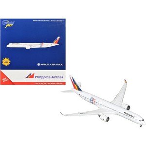 Airbus A350-1000 Commercial Aircraft with Flaps Down White with