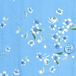 bermuda blue snow drop floral