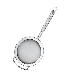 Rosle Stainless Steel Round Handle Fine Mesh Kitchen Strainer, 6.3-inch - 1 of 2