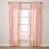 SKL Home By Saturday Knight Ltd Sarah Window Curtain Panel Pair - 2-Pack - Blush - 2 of 4