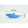 Dolphin, Blue Dolphin, Marine Mammal, Educational, Realistic, Diorama, Models, Replica, Toys, Kids, Gift,   2 Inches.    CWG52 B197 - 3 of 4