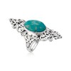Ross-Simons Turquoise Filigree Ring in Sterling Silver - 3 of 4