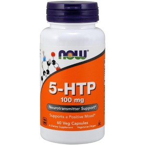 5-HTP 100mg by Now Foods  -  60 VegCap - 1 of 2