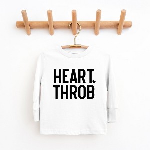 The Juniper Shop Heart Throb Small Heart Puff Print Toddler Long Sleeve Tee - 1 of 3