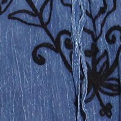 medium denim / black