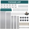 Carport, Heavy Canopy Duty, Car Canopy, Outdoor Storage Shed, Waterproof Portable Garage,for Car, Party, Grey - 2 of 4