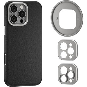 Boersma 16 Pro Max Phone Case, TPU/PC Nonslip Protective Heavy Duty Phone Cover with Modular Backplates for 67mm Filter/17mm Lens/T Mount Lens - 1 of 4