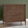 Delta Children Saint 4 Drawer Dresser with Changing Top and Interlocking Drawers - Greenguard Gold Certified - Teak Brown - 3 of 4