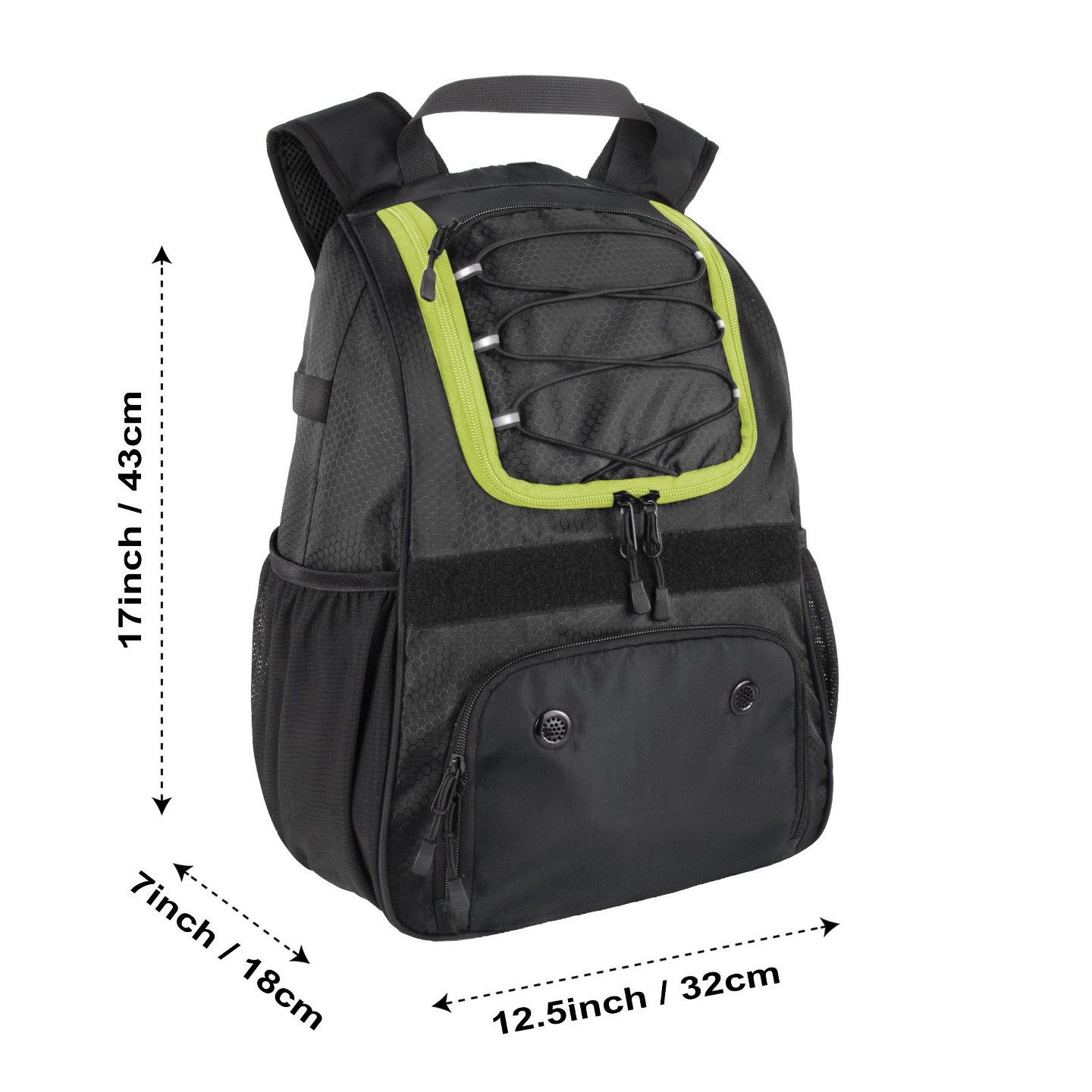 Рюкзак Summit Ridge 17" Baseball with Bat Holders, Vented Shoe Compartment, Fleece Tech Pocket, Ripstop Sports Bag for Baseball, Softball & Travel — фото 6