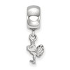 Black Bow Jewelry Sterling Silver Virginia Tech Hokies NCAA Bead Charm - 2 of 4