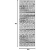 Garvee Boho Area Rug Ultra-Thin Print Rug,Foldable Durable Non-Slip Stain Resistant Rug - 3 of 4