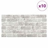 VidaXL 3D Wall Panels with Light Gray Brick Design 10 pcs EPS - 3 of 4