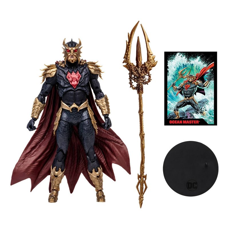 DC Direct Aquaman Ocean Master Page Punchers 7&#34; Action Figure with Comic Book, 5 of 13