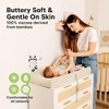 2pk Isla Changing Pad Covers for Girl, Boy, Soft Contoured Diaper Changing Table Pad Cover Sheets Neutral - 3 of 4