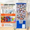 VEVOR Gumball Machine for Kids, 25" Height Home Vending Machine, PS Bouncy Balls Dispenser, Hold 230 Capsule Toys, Rectangle Bubble Gum Machine - 3 of 4
