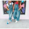 Women's Urban Denim Barrel Overalls - Listicle - 4 of 4
