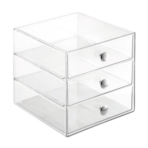 Clear Cosmetic 3 Drawer Organiser - Home Store + More