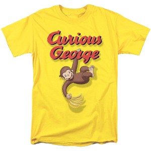 Men's Curious George Hangin Out T-Shirt - 1 of 4