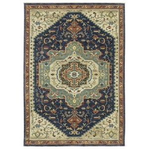 Oriental Weavers Francesca FR09F Blue / Multi Indoor Area Rug - 2' x 3' - 1 of 4
