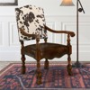 Jaxon Microfiber Accent Chair in Brown - Comfort Pointe  - image 2 of 4