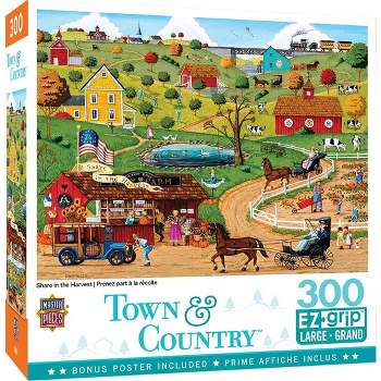 MasterPieces Inc Share in the Harvest 300 Piece Large EZ Grip Jigsaw Puzzle