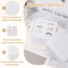 Unique Bargains Velvet Ring Organizing Display Mini 3 Slot Jewelry Storage Box - 3 of 4