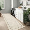 Scalloped Machine Washable Non-Slip Bordered Rug Non-Shedding Soft Low Pile Modern Accent Rugs - 2 of 4