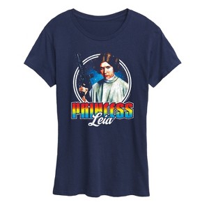 Women's - Star Wars - Princess Leia Short Sleeve Graphic T-Shirt - 1 of 4