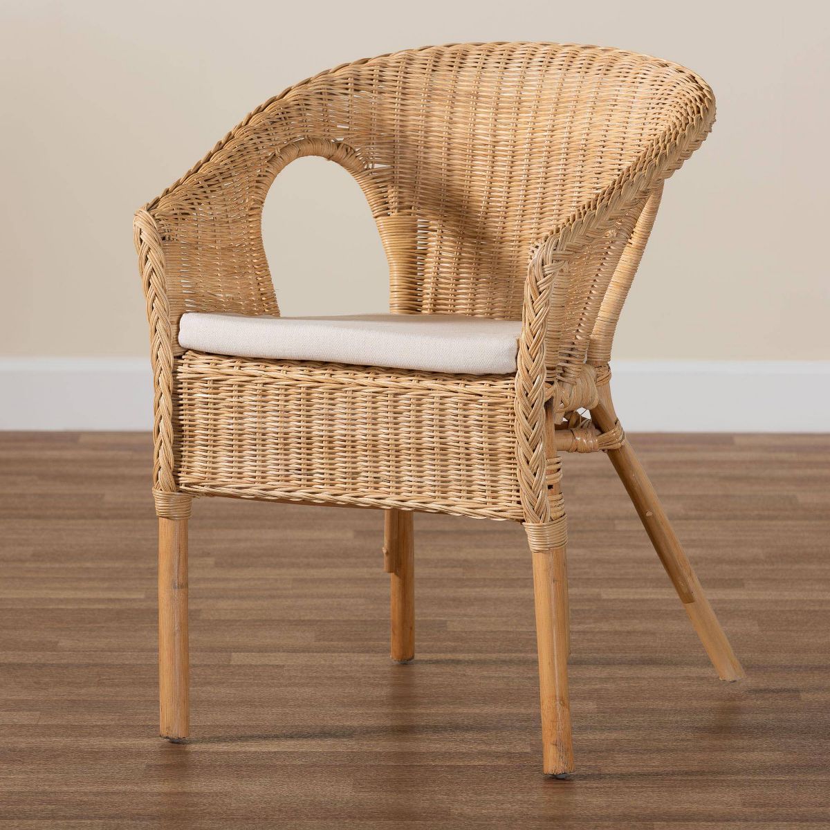 bali & pari Abbey Rattan Dining Chair Natural - thumbnail 10