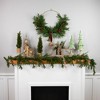 Northlight Real Touch™️ Cypress and Pine with Berries Artificial Christmas Wreath  - 28" - Unlit - 2 of 4