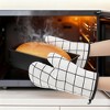 REGALWOVEN Soft Oven Mitts, Heat-Resistant Cooking Gloves, Thick Cotton Lining, Gripping for Baking, Grilling, Kitchen Mitts Set of  2 - 4 of 4