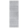 Faux Wool Boho Vintage Floral Printed Area Rug Ultra Thin Low Pile Machine Washable Stain Resistant Non Shedding Pet Friendly Floor Rug with Non Slip - 2 of 4