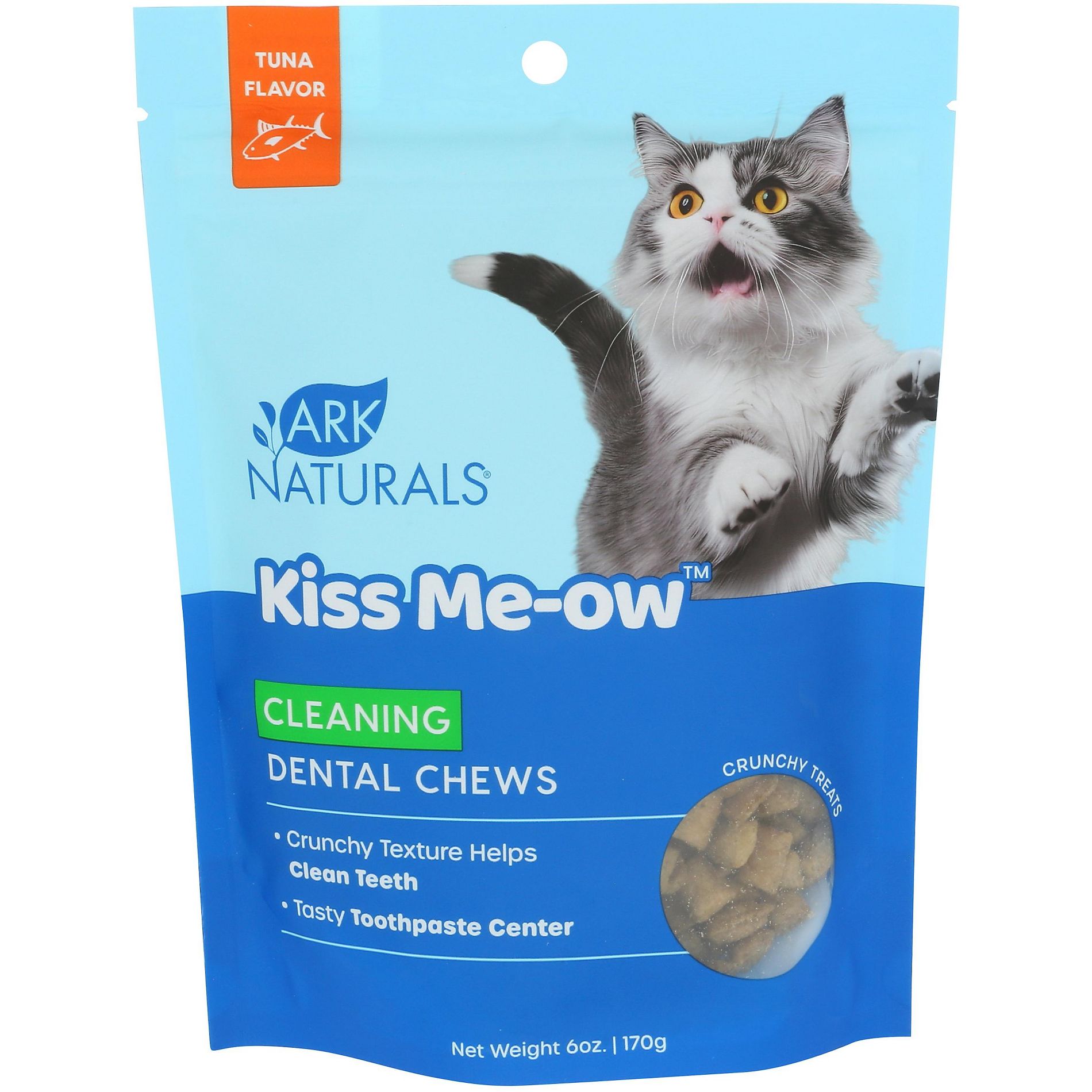 Ark Naturals - Cleaning - Tuna - Kiss Meow - Case of 6 - 6 oz