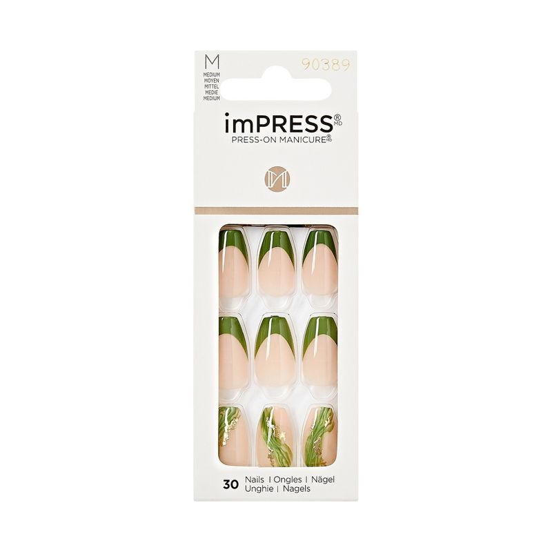 KISS Products imPRESS Fake Nails - Apple Picking - 33ct, 1 of 10