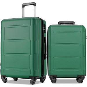 2 PCS Expanable Luggage Set, Hardside Spinner Suitcase with TSA Lock-ModernLuxe - 1 of 4